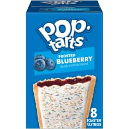 Pop-Tarts Toaster Pastries, Breakfast Foods, Kids Snacks, Frosted Blueberry (8 Pop-Tarts) - Thumbnail 1