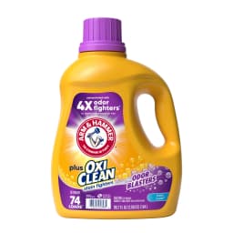 ARM & HAMMER Plus OxiClean with Odor Blasters Liquid Detergent, Fresh Burst, 96.2 fl oz, 74 Loads - Thumbnail 13