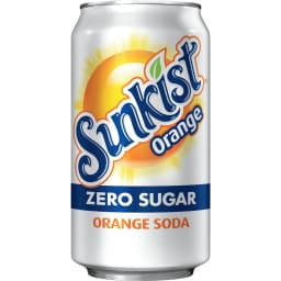 Sunkist Zero Sugar Orange Soda Pop, 12 fl oz, 12 Pack Cans - Thumbnail 8