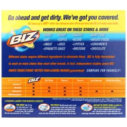 BIZ Stain and Odor Eliminator Powder for Tough Stains, 60 oz - Thumbnail 2