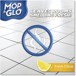 MOP & GLO Ready to Use Multi-Surface Floor Cleaner, Fresh Citrus Scent, 32 oz Bottle, Each - Thumbnail 5