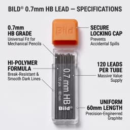 Bild 0.7 Lead Refills - 1,200 Total Mechanical Pencil HB #2 Leads - Thumbnail 2