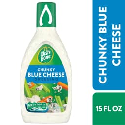 (6 pack) Wish-Bone Chunky Blue Cheese Salad Dressing, 15 fl oz - Thumbnail 2