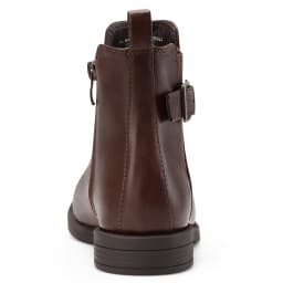 HARVEST LAND Women Chelsea Boots Brown Buckle Ankle Boots Fashion Soft Flat Booties for Female Size 6 - Thumbnail 5