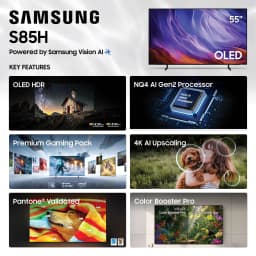 Samsung 55" Class S85H Series OLED 4K UHD Samsung Vision AI Smart Tizen TV 2026 - Thumbnail 2