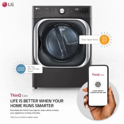 LG DLGX8901B top load matching gas dryer - Thumbnail 2