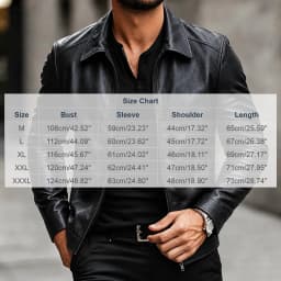 FRSASU Men's Vintage Stand Collar Leather Jacket Windproof Zip Pocket Casual Motorcycle Bomber Outwear Coat Black - Thumbnail 6