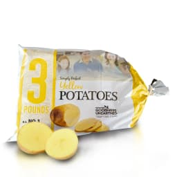 Yellow Potatoes Whole Fresh, 3lb Bag - Thumbnail 1