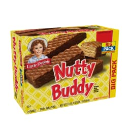 Little Debbie Big Pack Nuddy Buddy Wafer Bars, 24.1 oz (24 count) - Thumbnail 2