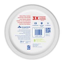 Dixie Ultra Paper Dinner Plates, 10 1/16", 100 Count - Thumbnail 3