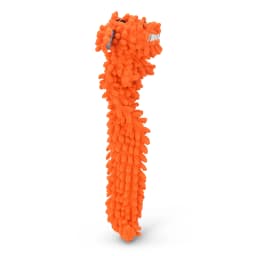 Multipet Floppy Moppy Loofa, Unstuffed Plush Dog Toy, 2 Pack, Yellow and Orange - Thumbnail 7