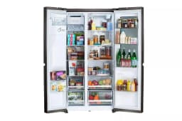 LG LRSOS2706D 27 Cu. Ft. Black Stainless Steel Side-by-Side Smart Refrigerator - Thumbnail 3