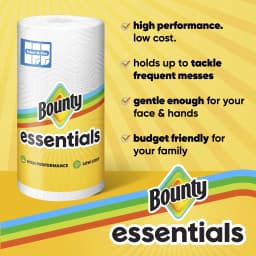 Bounty Essentials Paper Towels Select-A-Size, 2 Triple Rolls, White, 162 Sheets Per Roll - Thumbnail 9