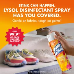 Lysol Brand New Day Disinfectant Spray, Sanitizing and Antibacterial Spray, Deodorizer, Mango & Hibiscus, 19 oz - Thumbnail 6