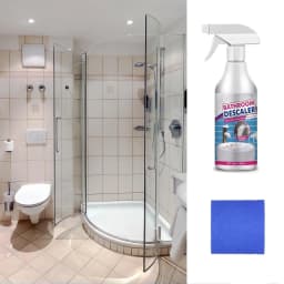 Bathroom Cleaner Spray Multipurpose Shower Cleaning Sprays Tile Faucet Descaler for Tub Toilet and Kitchen 60ml - Thumbnail 3