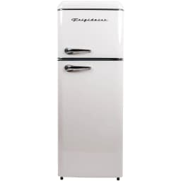 Frigidaire 7.5 Cu. ft. Retro Refrigerator, Apartment Size Top Mount Fridge with Chrome Handles, Cream EFR756 - Thumbnail 1