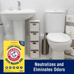 ARM & HAMMER Super Washing Soda Powder Laundry Detergent Booster & Household Cleaner, 55 oz - Thumbnail 9