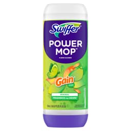 Swiffer Power Mop Floor Cleaner Solution with Gain Scent, 25.3 fl oz - Thumbnail 9