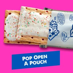 Pop-Tarts Toaster Pastries, Breakfast Foods, Kids Snacks, Value Pack, Frosted Strawberry (16 Pop-Tarts) - Thumbnail 7