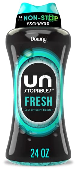 Downy Unstopables In-Wash Scent Booster Beads, Fresh Scent, 24 oz - Thumbnail 1