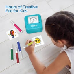 Kiddos Sticker Maker Machine – Sticker Maker for Kids 8+ DIY Arts and Crafts Kit with Markers, Sticker Rolls - Thumbnail 6