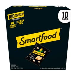 Smartfood Popcorn White Cheddar Flavored Popcorn Snacks, 0.625 oz Bags, 10 Count Multipack - Thumbnail 1