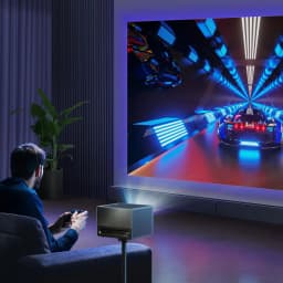 Restored Hisense C1 4K UHD Triple Color RGB Laser Portable Mini Projector, up to 300", Viddà OS, Dolby Vision HDR10 - Thumbnail 15