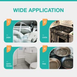DIYMAG 1 Dish Wand and 24 Refill Replacement Sponge Heads, Non Scratch Dishwand Refills Handle, Dish Wand Refill Pack, Heavy Duty Replacement Sponge - Thumbnail 5
