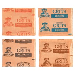 Quaker, Instant Grits Variety Pack, 0.98 oz, 22 Packets - Thumbnail 4