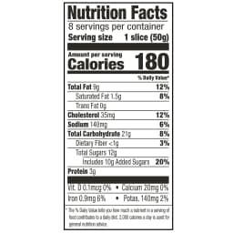 Marketside Banana Nut Sliced Cake, 14.1 oz, 8 Count - Thumbnail 4