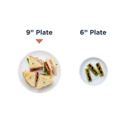 Great Value Coated Disposable Paper Plates, 9 in, 100 Count - Thumbnail 4