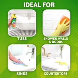 Scrubbing Bubbles Disinfectant Bathroom Shower & Tub Cleaner Grime Fighter Aerosol Spray, Citrus, 20 oz - Thumbnail 4