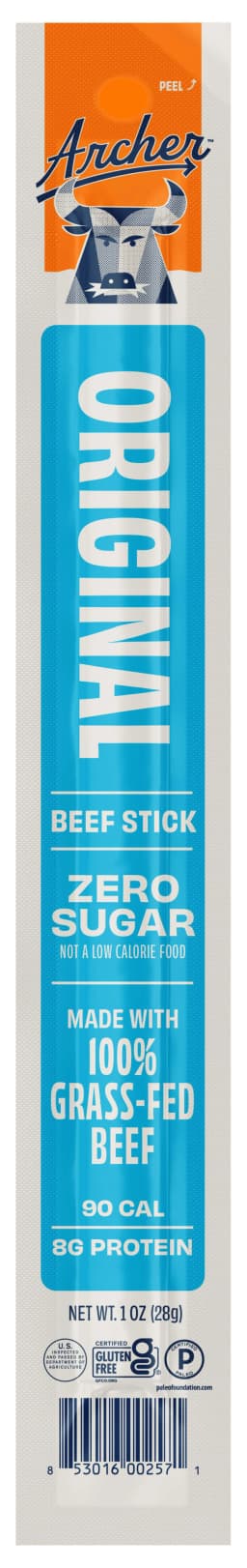 Archer Original Beef Jerky Stick, 8g Protein, Zero Sugar, 1 oz - Thumbnail 2