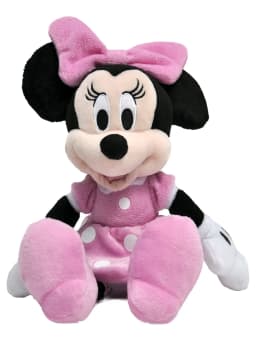 Disney Minnie Mouse Plush Doll 11" Pink Dress Stuffed Toy Girls - Thumbnail 1