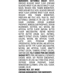 Jimmy Dean Frozen Breakfast Sandwich, Snack Size Sausage Biscuit, 34 oz, 20 Count - Thumbnail 10