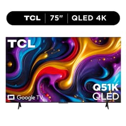 TCL 75" Q Series QLED 4K UHD HDR Smart Google TV (NEW 2025) - Dolby Vision, Dolby Atmos, Motion Rate 240, HDR 10+ - Thumbnail 1
