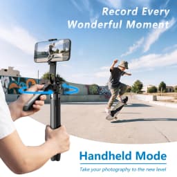 Tripod for iPhone, Phone Tripod & Selfie Stick for iPhone with Remote, 71" Extendable Portable Phone Tripod Stand, 360° Rotating Cell Phone Holder - Thumbnail 8