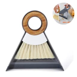 New Knack - Tiny Team Mini Compact Brush & Dustpan Set, Portable Handheld Broom For Home - Thumbnail 1