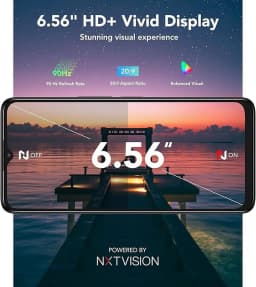 TCL 40 X 5G Unlocked Cell Phone, 5000 mAh, 4 GB RAM, 64 GB ROM, Starlight Black - Thumbnail 3