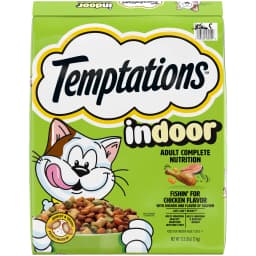 Temptations Dry Cat Food Indoor, Fishin’ For Chicken Flavor, 13.5 Lb Bag - Thumbnail 2