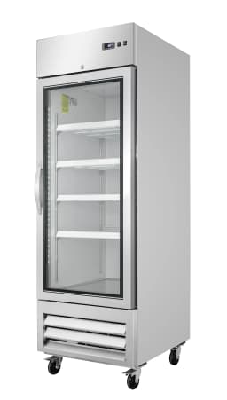 27 in. Commercial One Glass Door Convertible Reach-In Refrigerator/Freezer with 23 Cu. Ft. Capacity in Stainless Steel, ETL Listed (KM-RIC-1DGD) - Thumbnail 14