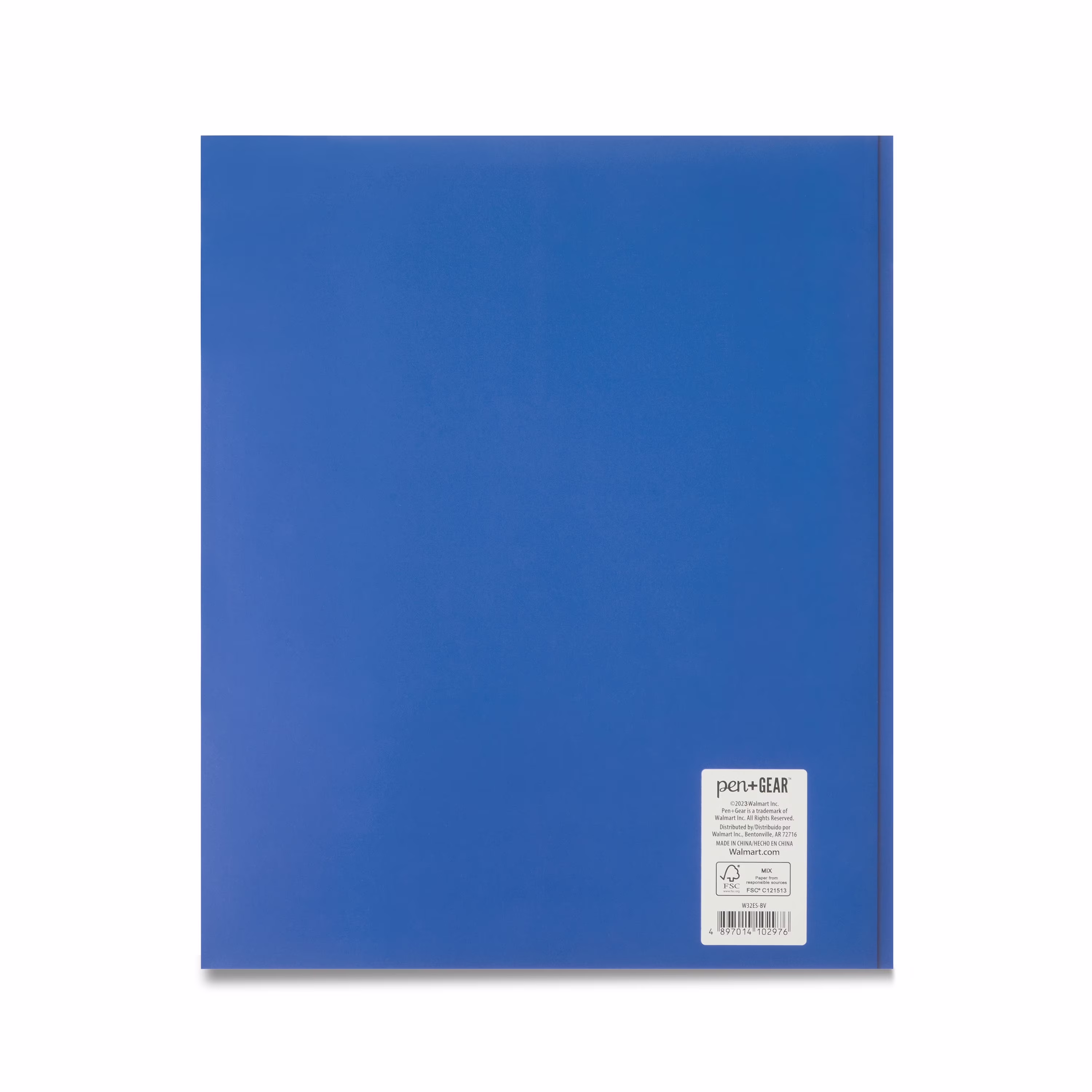 Pen+Gear 3-Prong Letter Size Paper Folder, Blue - Thumbnail 5