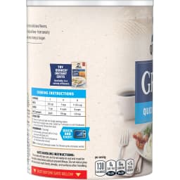 (3 pack) Quaker Original Quick 5-Minute Grits, Shelf-Stable, 24 Oz Canister - Thumbnail 3