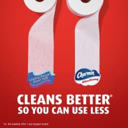 Charmin Ultra Strong Toilet Paper 24 Mega Rolls, 220 Sheets Per Roll - Thumbnail 2