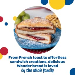 Wonder Bread Classic White Sandwich Bread, Sliced White Bread, 20 oz Loaf, Shelf-Stable - Thumbnail 2