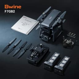 Bwine F7GB2 Pro Drones with Camera for Adults 4K UHD Aerial, 3-Axis Gimbal, 10000FT Control, 75 Mins Flight Time with 3 Batteries, GPS Follow - Thumbnail 6
