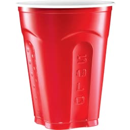 Red Solo Party Plastic Disposable Cups, 18 oz, 50 Count - Thumbnail 5