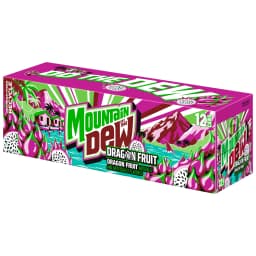 Mountain Dew Soda Dragon Fruit 12 fl oz, 12 Count - Thumbnail 4