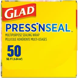 Glad Press'N Seal Multipurpose Sealing Food Wrap, 50 sq ft Roll - Thumbnail 10