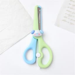 Left Handed Scissors for teen s, Blunt Tip Safety Scissors for Crafting, Home & Office Use, Comfort Grip, Paper Cutting Craft Scissors for Teen - Thumbnail 1